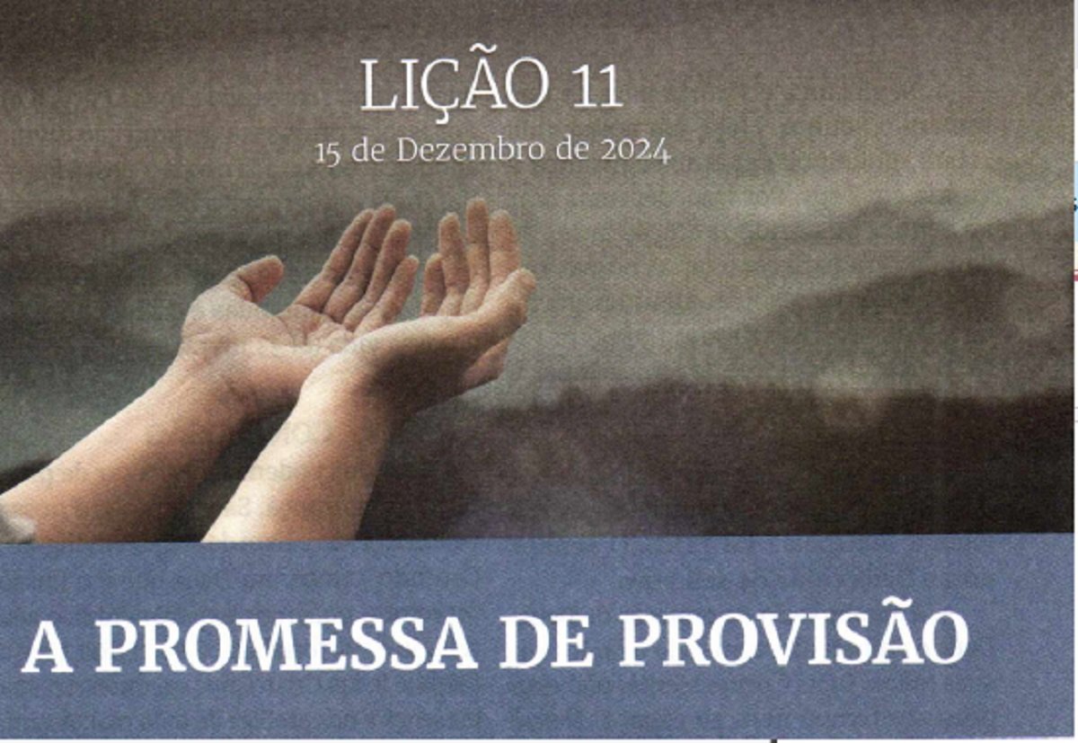 A promessa de provisão – Lição 11